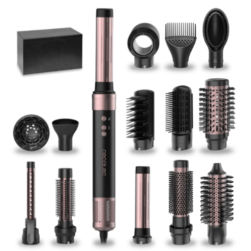 Moldeador de pelo AirGlam 14 en 1 Black
